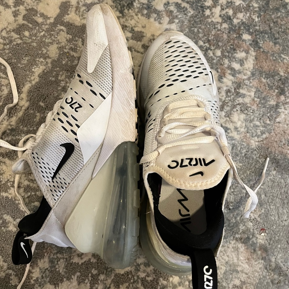 Nike Air Max 270 White Black Sneakers